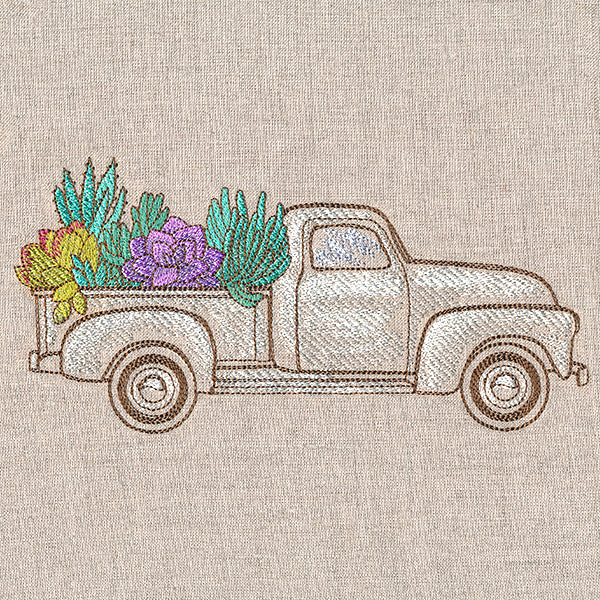 Succulent Retro Truck - Image 5