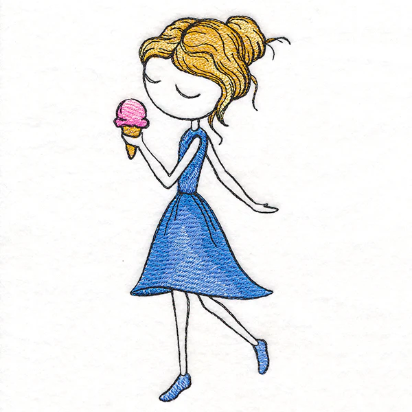Summer Breeze Beauty with Ice Cream - Image 2