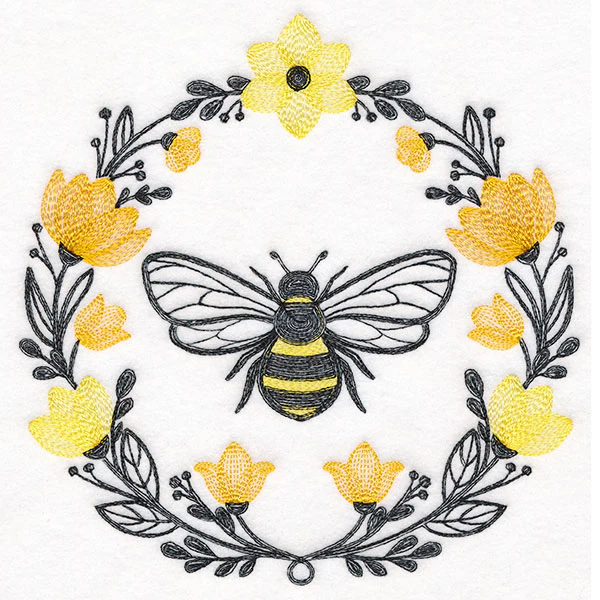 Summer Buzz Bee Wreath - Image 13