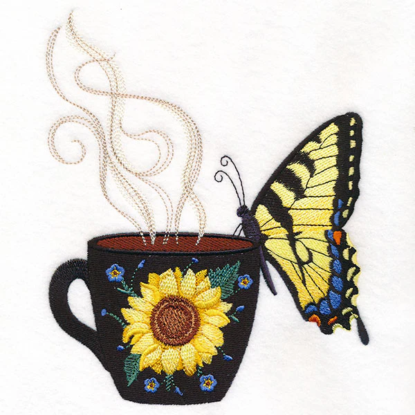 Summer Coffee Break Eastern Swallowtail Butterfly - Image 3