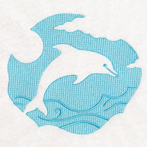 Summer Escape Dolphin (Embossed) - Image 3