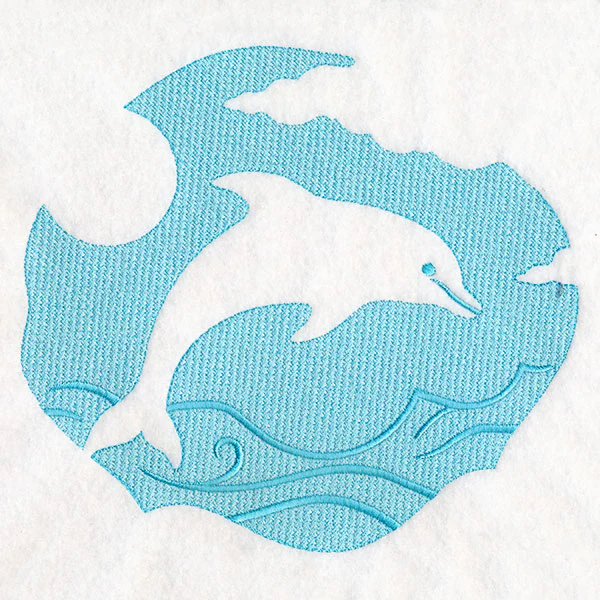 Summer Escape Dolphin (Embossed) - Image 8