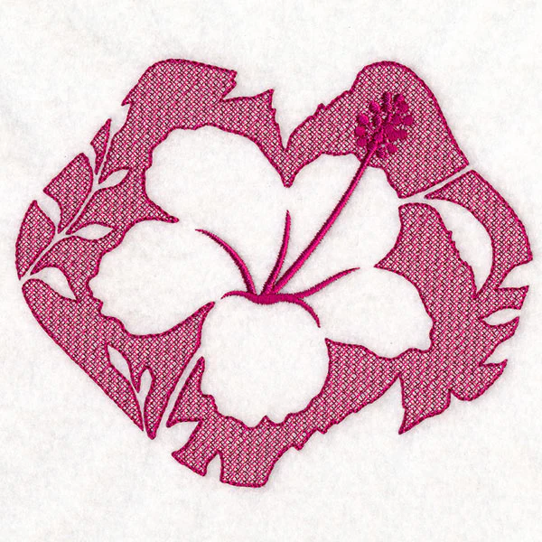 Summer Escape Hibiscus Flower (Embossed) - Image 7