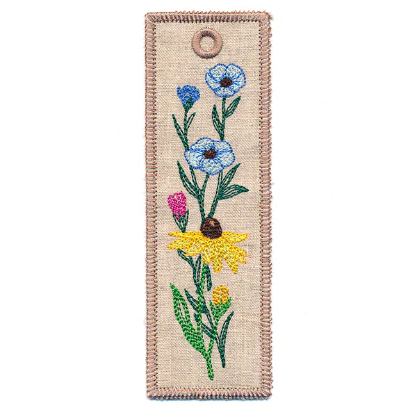 Summer Flowers Bookmark (In-the-Hoop) - Image 2