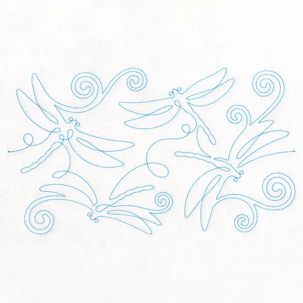 Summer Garden - Dragonflies (Edge-to-Edge Quilting) - Image 5