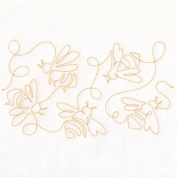 Summer Garden - Honeybees (Edge-to-Edge Quilting) - Image 7