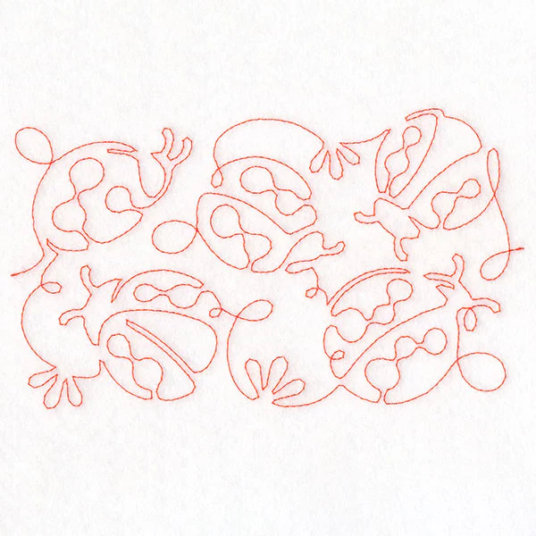 Summer Garden - Ladybugs (Edge-to-Edge Quilting) - Image 4