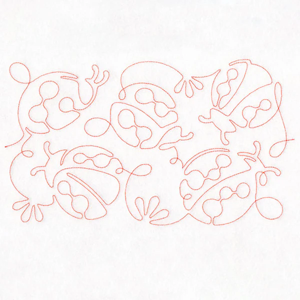 Summer Garden - Ladybugs (Edge-to-Edge Quilting) - Image 5
