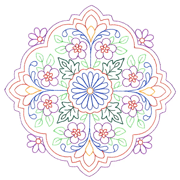 Summer Garden Medallion (Vintage) - Image 6