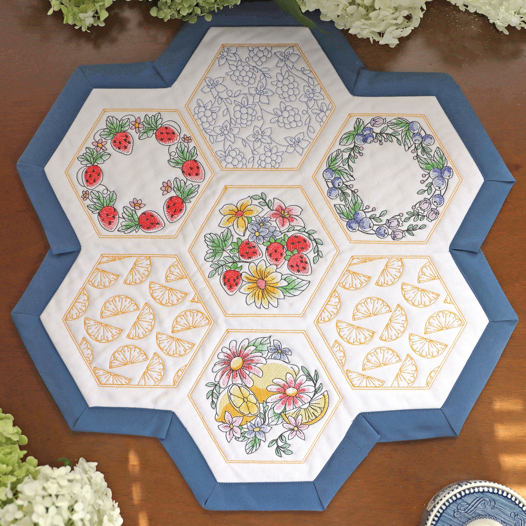 Sweet Fruit Quilt Hexagon Design Pack - Image 8