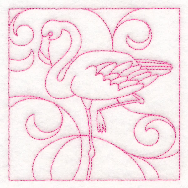 Summer Quilting - Flamingo (Double Run) - Image 5