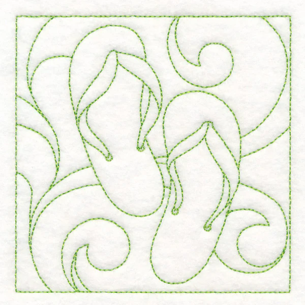 Summer Quilting - Flip-Flops (Double Run) - Image 5