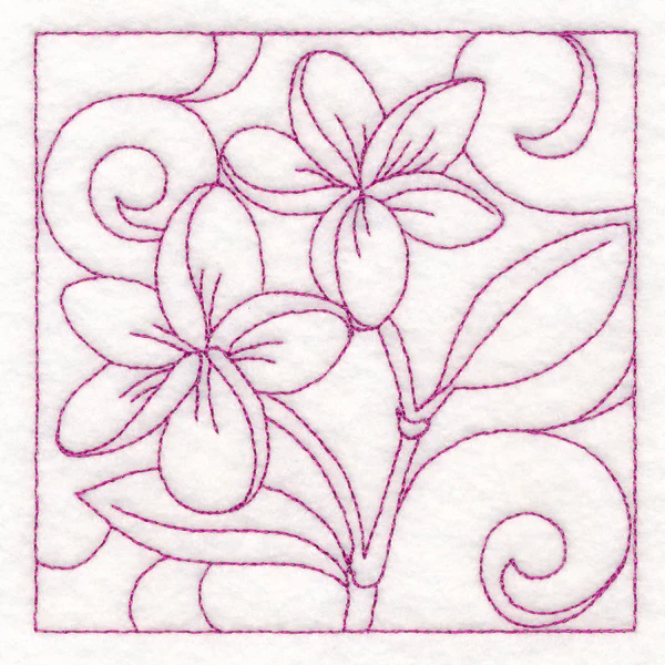 Summer Quilting - Frangipani (Double Run) - Image 5