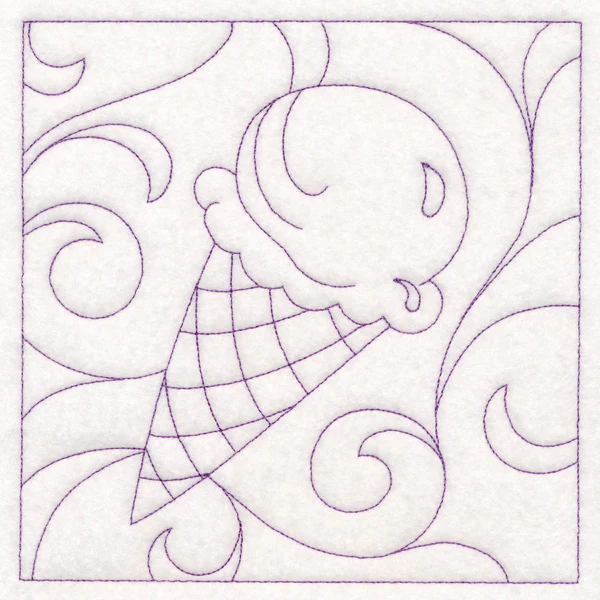 Summer Quilting - Ice Cream Cone (Double Run) - Image 2