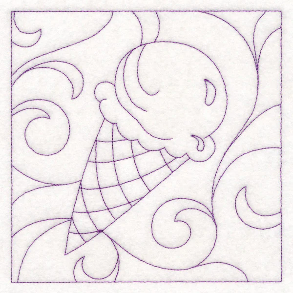 Summer Quilting - Ice Cream Cone (Double Run) - Image 3