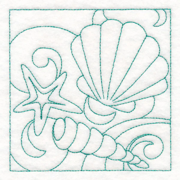 Summer Quilting - Seashells (Double Run) - Image 5