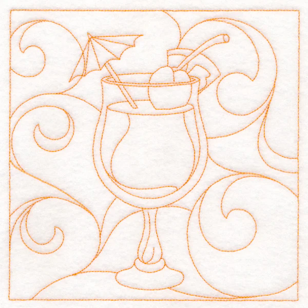 Summer Quilting - Tropical Drink (Double Run) - Image 2