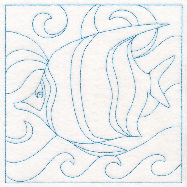 Summer Quilting - Tropical Fish (Double Run)