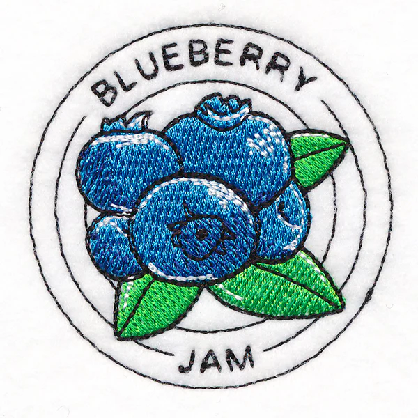Summer Sensations Jar Topper - Blueberry Jam