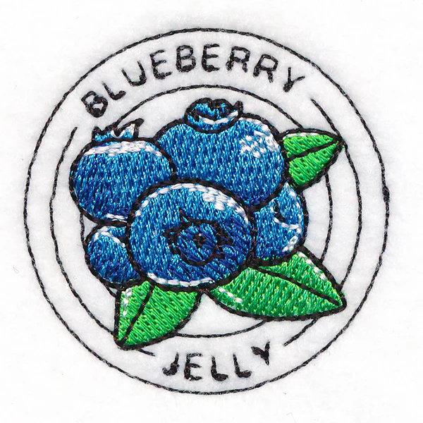 Summer Sensations Jar Topper - Blueberry Jelly - Image 2
