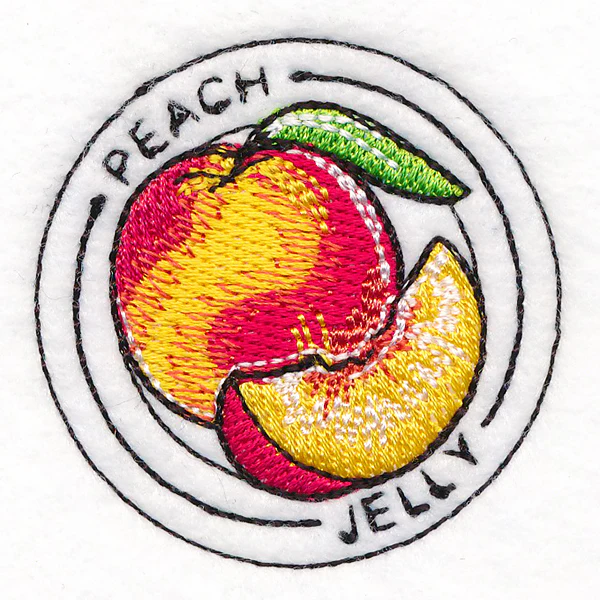 Summer Sensations Jar Topper - Peach Jelly - Image 2