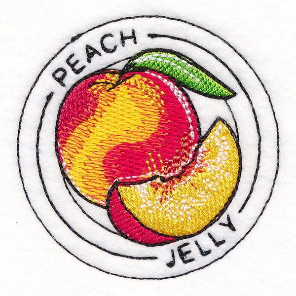 Summer Sensations Jar Topper - Peach Jelly - Image 3