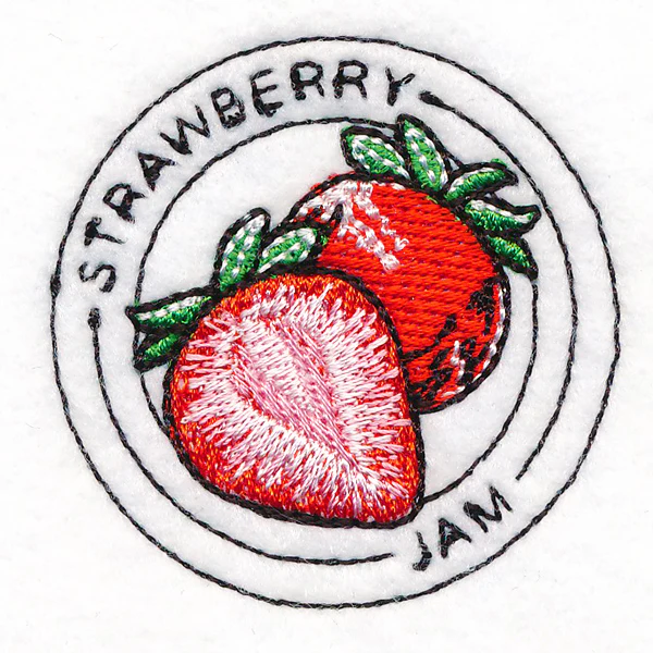 Summer Sensations Jar Topper - Strawberry Jam - Image 3