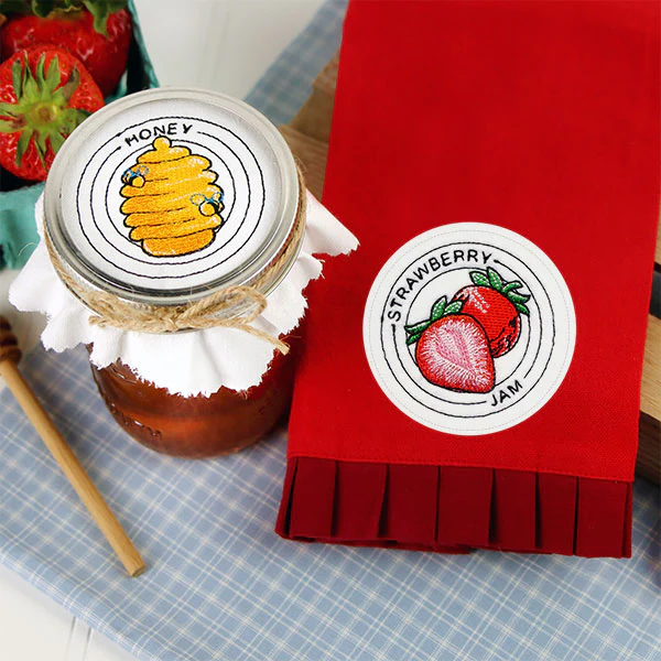 Summer Sensations Jar Topper - Strawberry Jam - Image 6