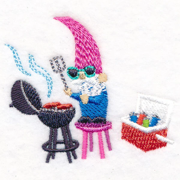 Summer Shenanigans Grilling Gnome - Image 2
