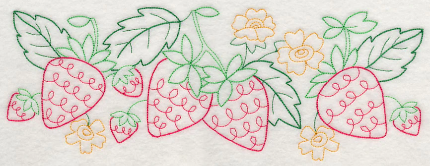 Summer Strawberry Border (Vintage) - Image 6