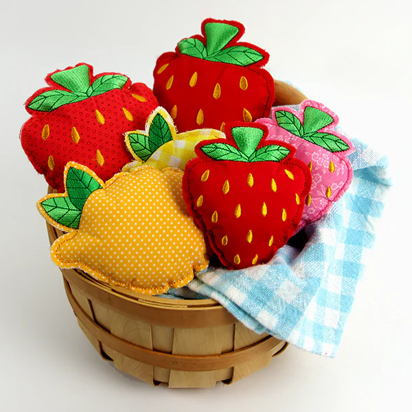 Summer Sweets - Strawberry Stuffie (In-the-Hoop) - Image 5
