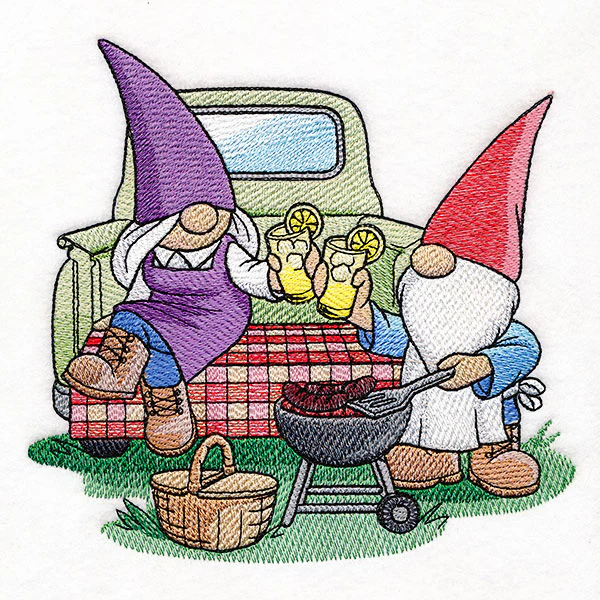 Summer Tailgate Retro Truck Gnomes - Image 2