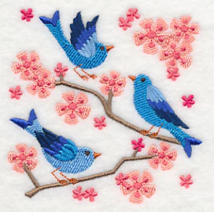 Summertime Bluebirds and Blooms 1 - Image 5