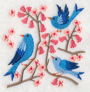 Summertime Bluebirds and Blooms 7 - Image 5