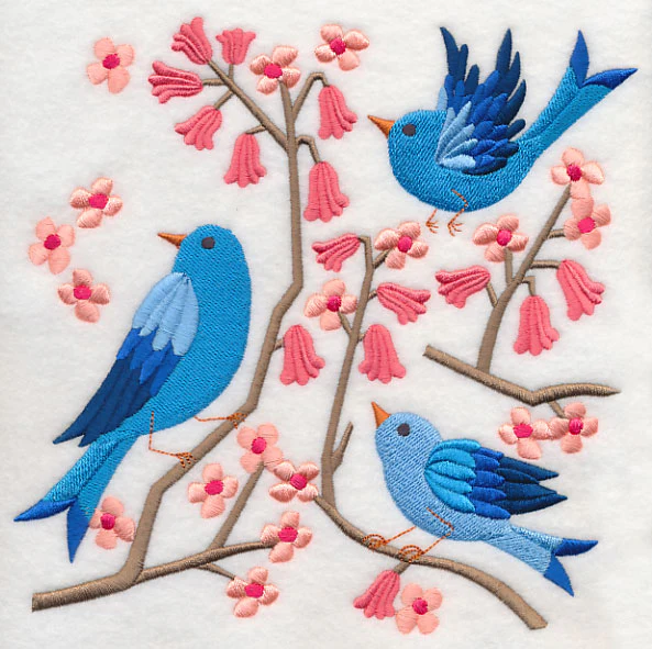 Summertime Bluebirds and Blooms 7 - Image 6