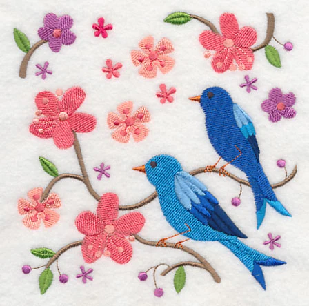 Summertime Bluebirds and Blooms 9 - Image 3