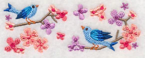Summertime Bluebirds and Blooms Border - Image 5