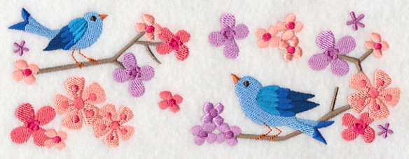 Summertime Bluebirds and Blooms Border - Image 6