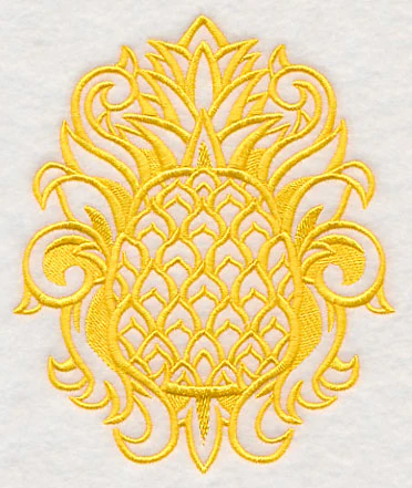 Summertime Damask Pineapple - Image 3