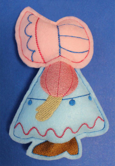 Sunbonnet Sue Stuffie (In-the-Hoop) - Image 3