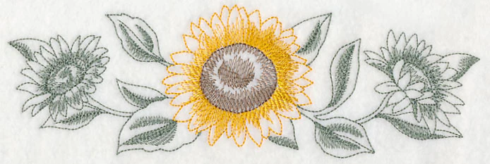 Sunflower Border (Toile) - Image 2