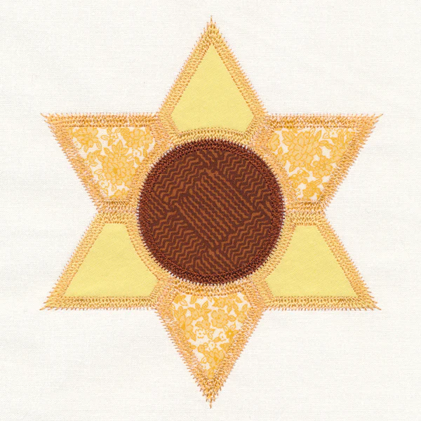 Sunflower Quilt Block (In-the-Hoop)
