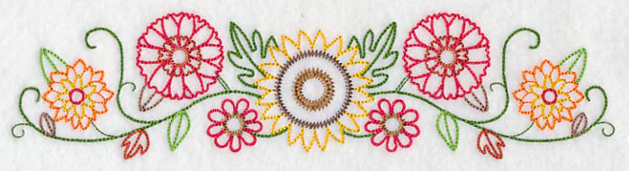 Sunny Autumn Border (Vintage) - Image 2