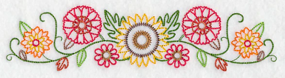 Sunny Autumn Border (Vintage) - Image 3
