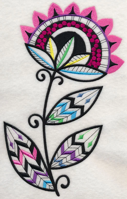 Sunray Flower (Blackwork) - Image 5
