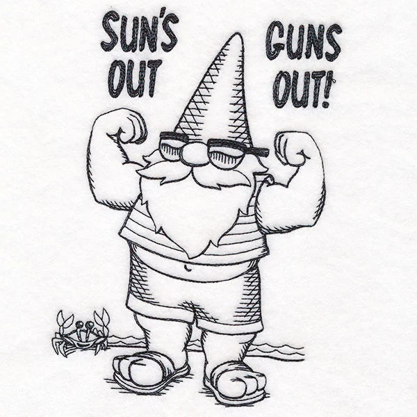 Sun's Out Guns Out Gnome - Image 3