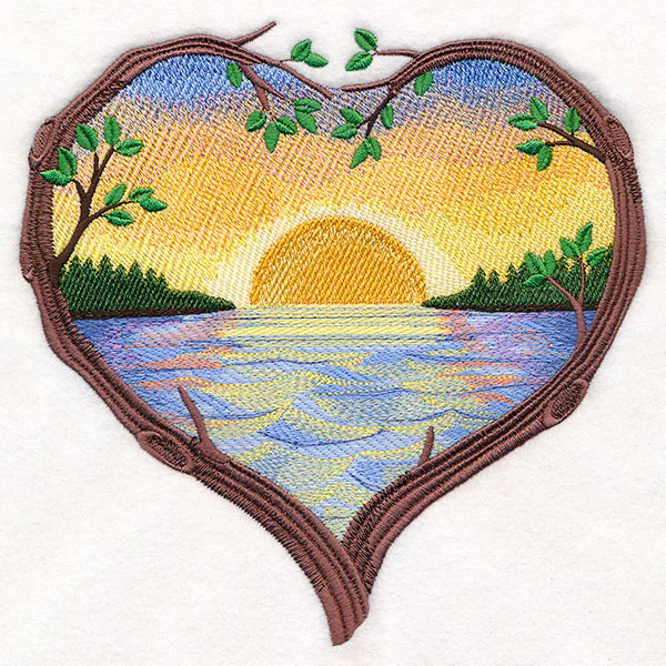 Sunset at the Lake Heart - Image 3
