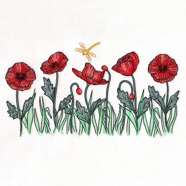 Sunshine and Poppies Border - Image 5