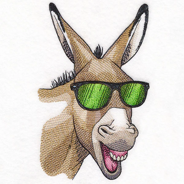Sunshine and Sunglasses Donkey - Image 3