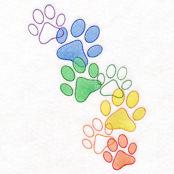 Sunshine & Rainbows Pet Paw Prints - Image 2